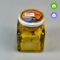 Tarro queso curado en aceite y especias El Palancar 300 gr.