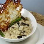 Permalink to Risotto de Shiitake y Espárragos Verdes Emplatado Risotto de Shiitake y Espárragos Verdes