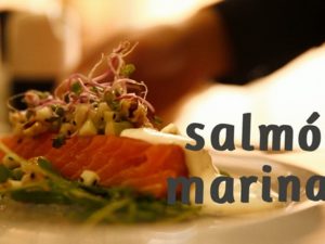 Salmón marinado